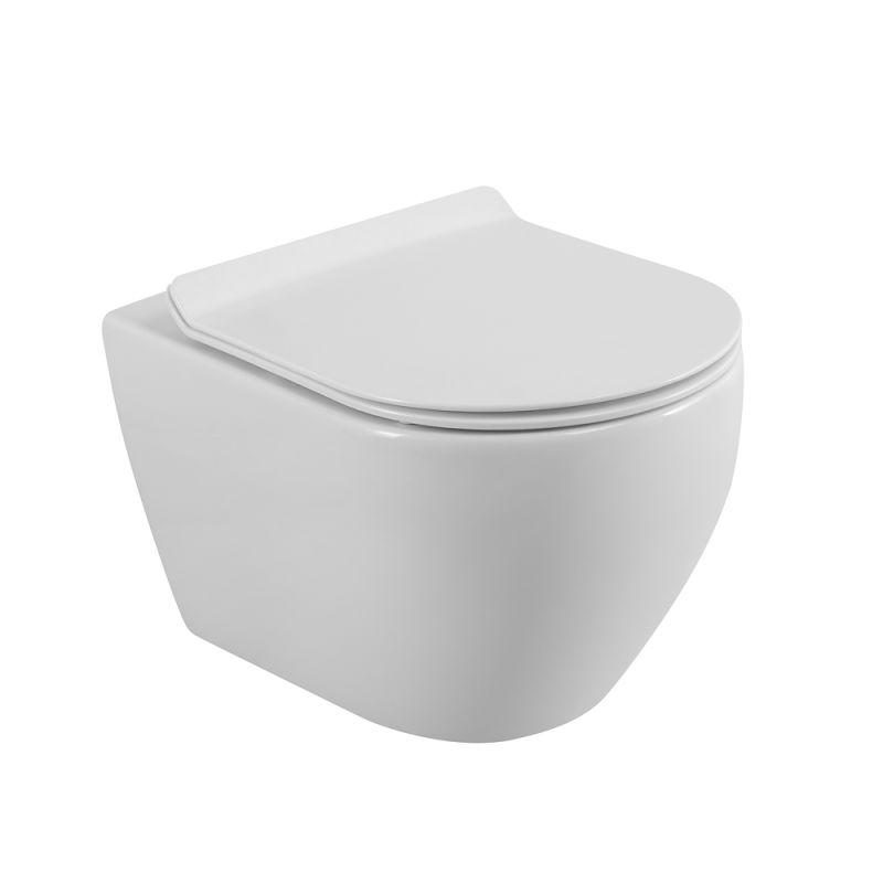 Унитаз подвесной безободковый CEZARES STYLUS CZR-513-TH-R/CZR-076-SC