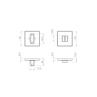 Накладка под фиксатор Fuaro BK6 ZL схема