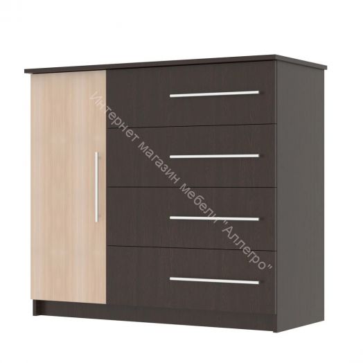 Комод -9 (Фант) Дуб млечный/Венге