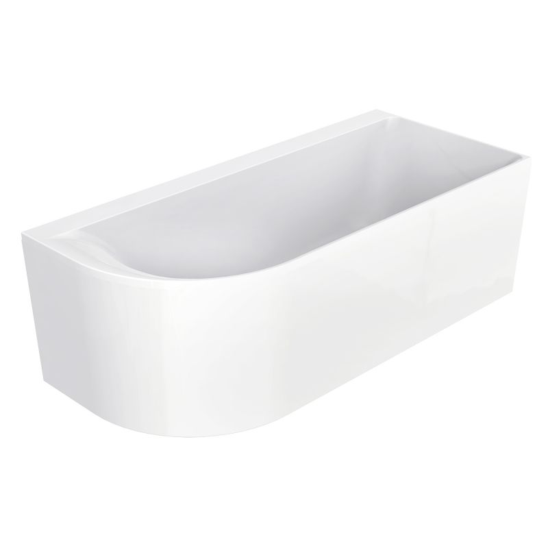 Ванна акриловая Creo Ceramique Mist B 180x80 пристенная, правосторонняя, AZ-8649-B-1.8