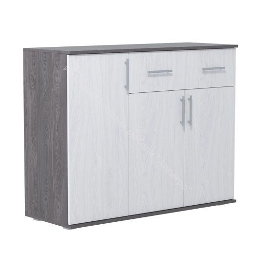 Комод - 10 (Фант) Ясень анкор темный/Ясень анкор светлый