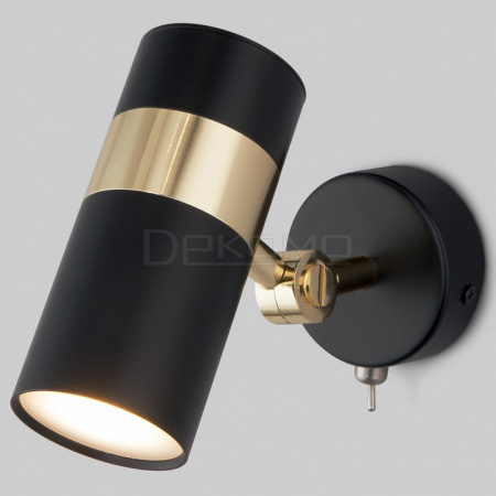 Бра Viero 20096/1 черный/золото