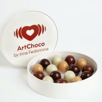 Ореховая коллекция 12 шт в круглой коробке