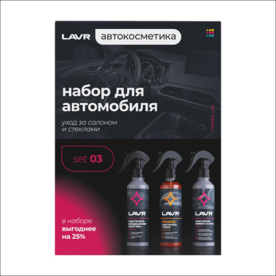 Набор для автомобиля универсальный Интерьер №3 mini Lavr, 255 мл