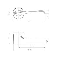 Ручка Fuaro Etalon ZLR схема