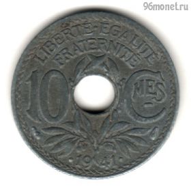 Франция 10 сантимов 1941
