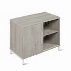 ЛОФТ-7 Тумба под аппаратуру (800х430х600 мм) Дуб Канадский / Белый