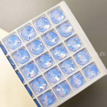 DeLuxe Пришивные Стразы Lt.Sapphire_Opal Риволи 12 мм
