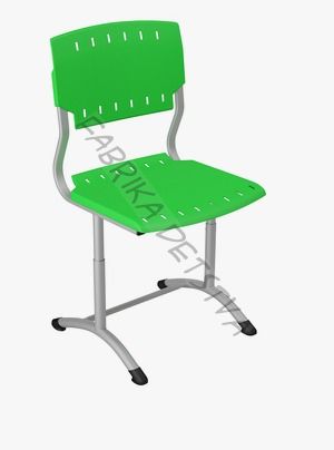 Стул ученический регулируемый «Сигма» Пластик на круглой трубе