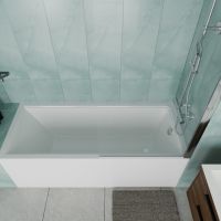 Ванна пристенная акриловая Vincea VBT-2G150 150х70 см схема 9