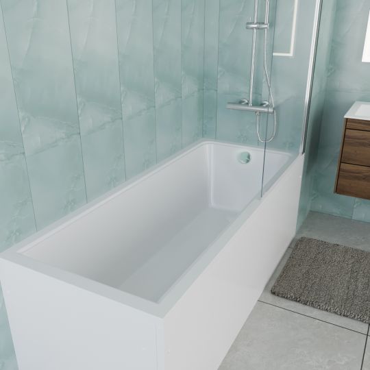 Ванна пристенная акриловая Vincea VBT-2G150 150х70 см схема 10