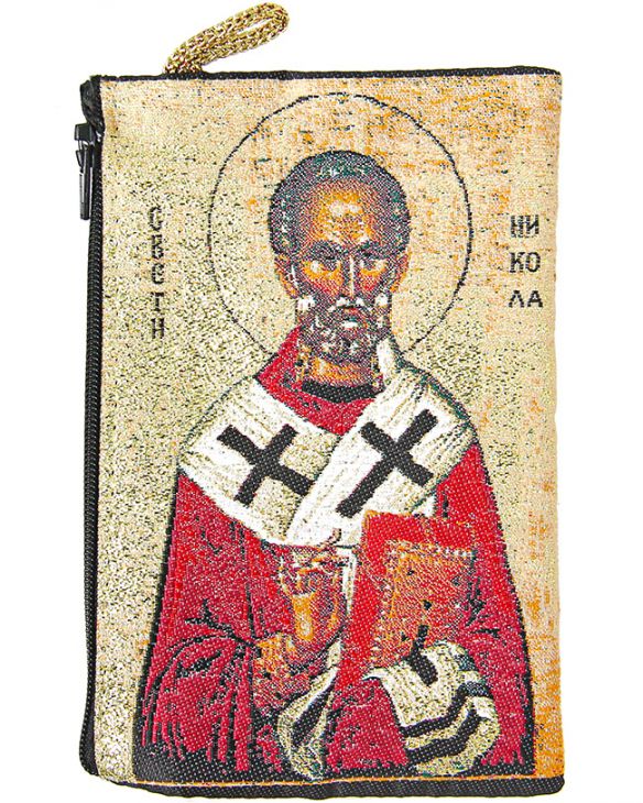 Сумочка-кошелек с изображением  Николая Чудотворца