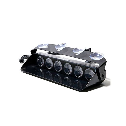 Панель-вспышка под лобовое стекло стробоскоп 3.1W красный/синий свет 12 Вольт ST2003