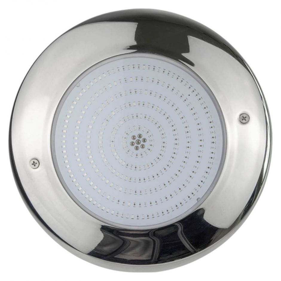 Прожектор светодиодный 24Вт AM RGB 260мм 12В оправа н/с AISI 316 (HX-WH260-333SS) с пультом