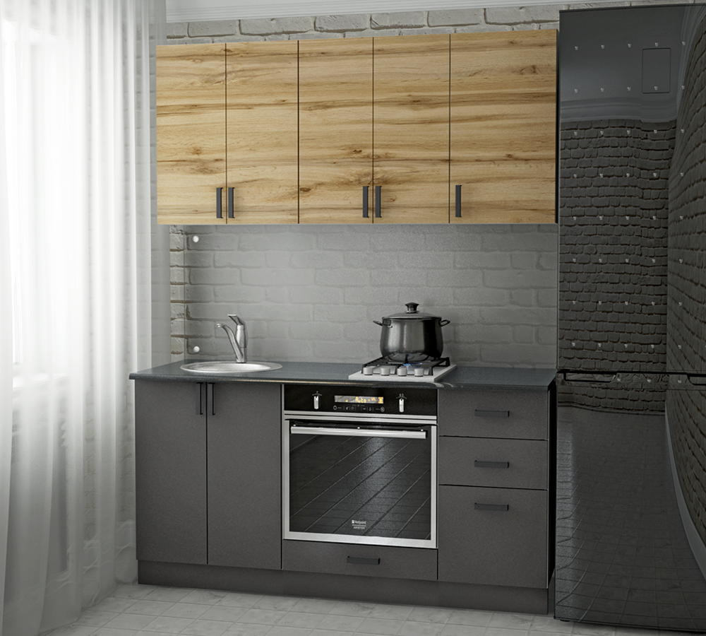 Кухня ЛДСП 1,6м