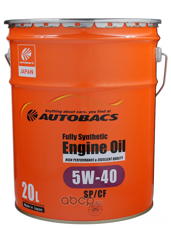 AUTOBACS API SP/CF 5W-40, 20л