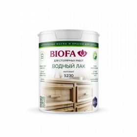 Водный Лак для Столярных Работ Biofa 5230 0.3л Матовоый для Столярных Работ / Биофа 5045