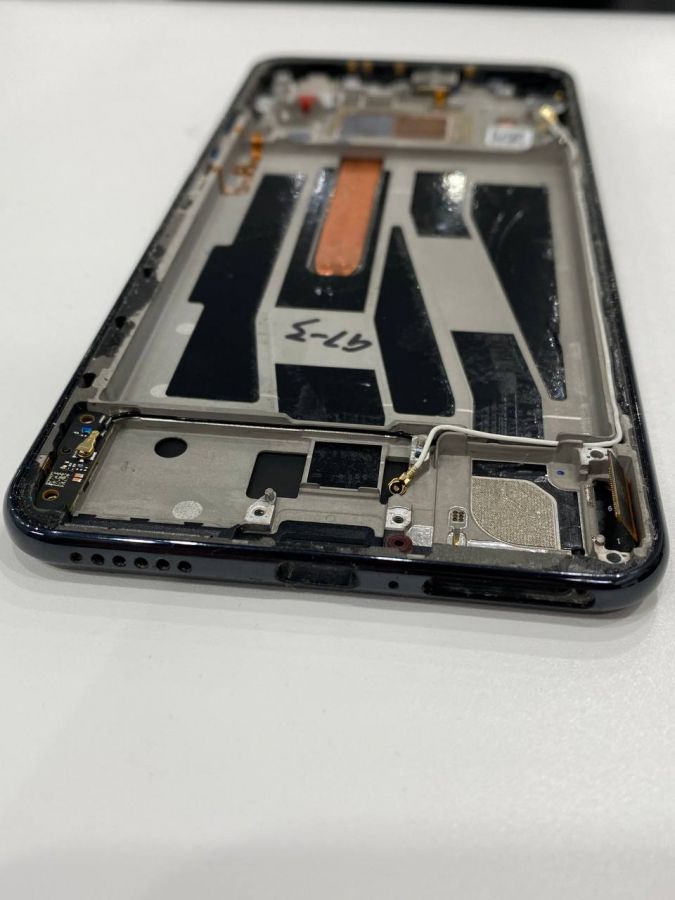 Xiaomi 11 Lite 5G NE ДИСПЛЕЙ оригинал в рамке черный  c разбора (мелкие царапины)