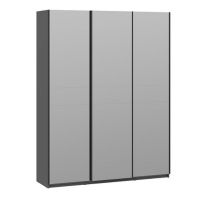 Шкаф-купе с 3 зеркальными дверями «Оскар» Ручка черная 1800