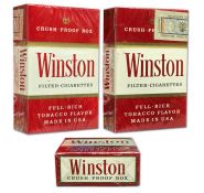 Сигареты - Winston (с акцизом 1996 год). Made in USA. Редкие. 90е годы. Оригинал verified