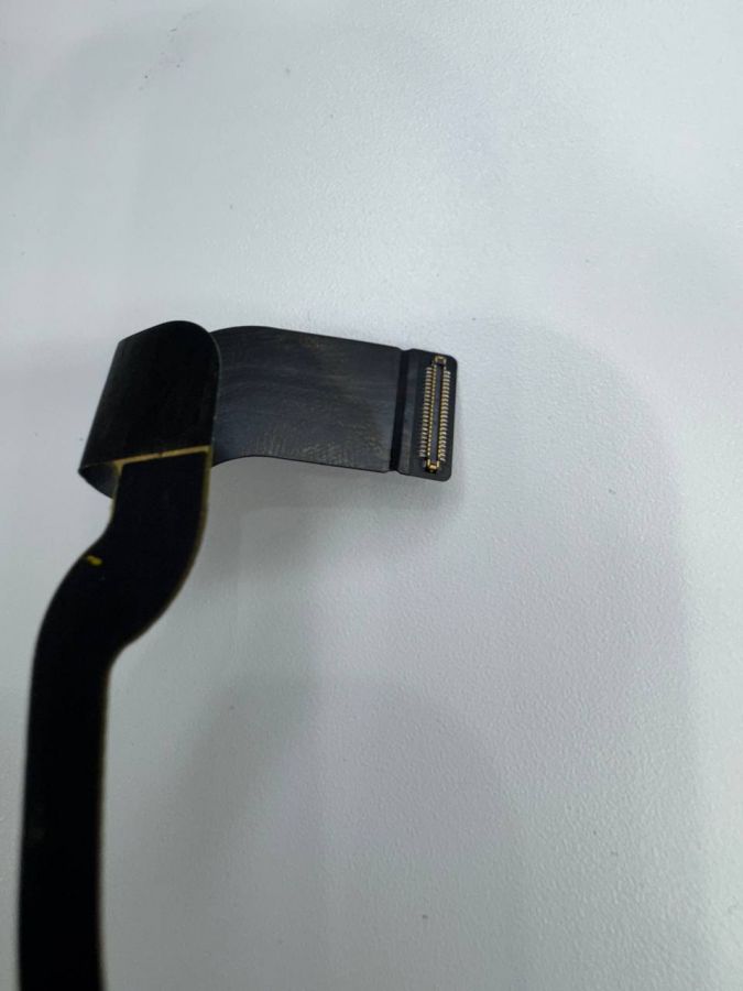 Apple iPhone XS нижний шлейф с разъёмом зарядки оригинал с разбора (снятый) белый