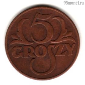 Польша 5 грошей 1939