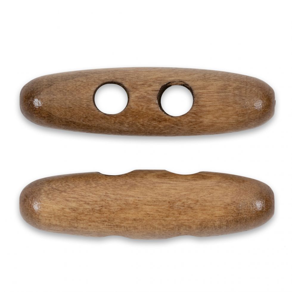 Пуговица дерево "BLITZ" Для клеванте L64- 40 мм № 287 темно-бежевый (DRN 0120.64.287)