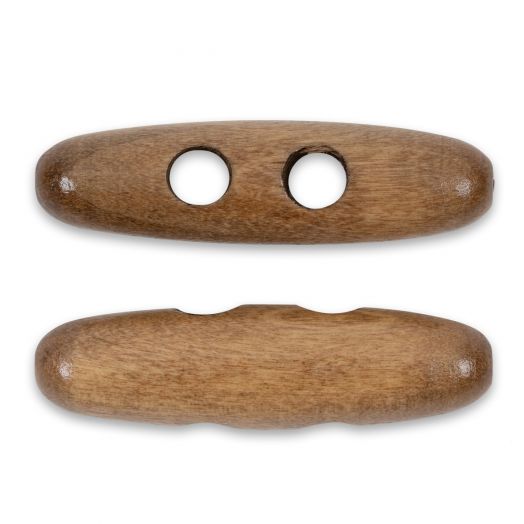 Пуговица дерево "BLITZ" Для клеванте L64- 40 мм № 287 темно-бежевый (DRN 0120.64.287)