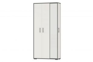 Прихожая ДОМИНО МИНИ (ш880*г360*в2020мм) Графит/Белый