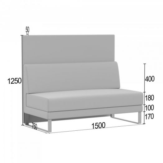 Диван Тэтор-Офис Б тройной