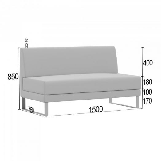 Диван Тэтор-Офис А тройной