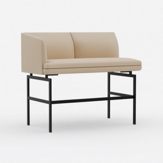 Диванная секция барная Асмунг А двойная с одним подлокотником