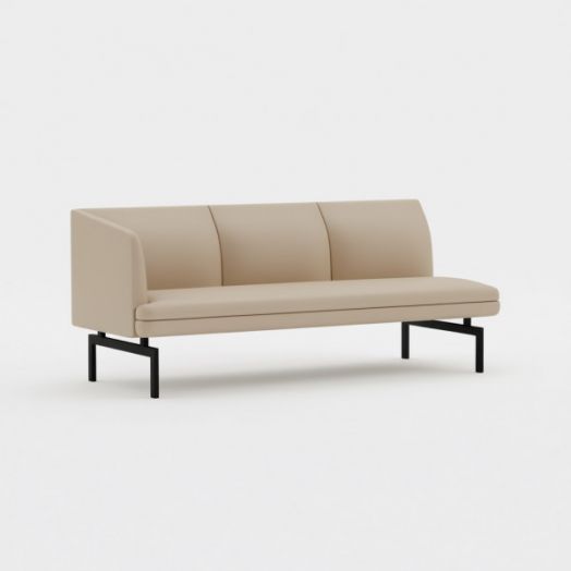 Диванная секция Асмунг А тройная с одним подлокотником