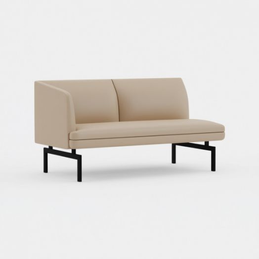 Диванная секция Асмунг А двойная с одним подлокотником