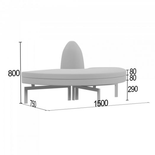 Выгнутая секция Асмунг А №2