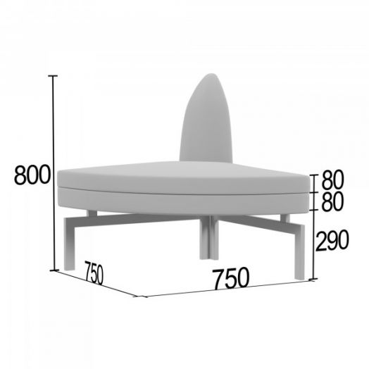 Выгнутая секция Асмунг А №1