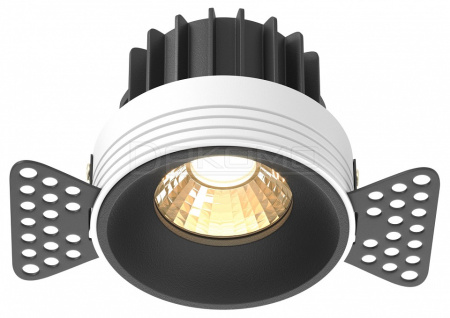 Встраиваемый светильник Round DL058-12W2.7K-TRS-B