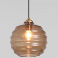 Подвесной светильник Ice 50239/1 коньячный