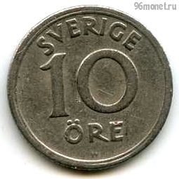 Швеция 10 эре 1921 W