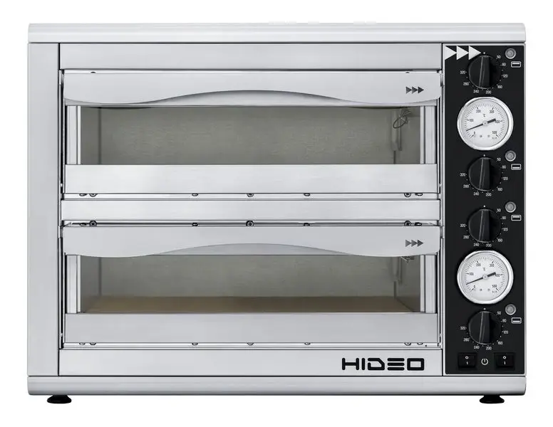 Печь для пиццы Prismafood HIDEO 2/40 GLASS & LIGHT, 4 термостата