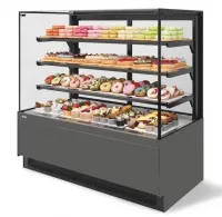 Витрина кондитерская Chilz Vete II kub 90, Антрацит/Серый матовый