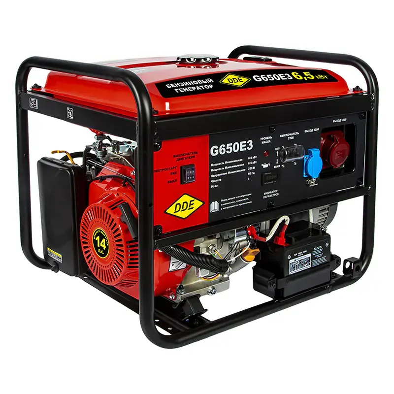 DDE G650E3 бензиновый генератор 917-446