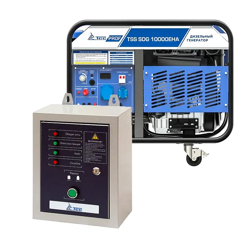 ТСС SDG 10000EHA дизель генератор с блоком АВР ТСС С 10000/400 100137/190007