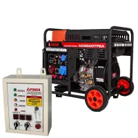 A-iPower AD9500TFEA дизельный генератор с блоком АВР 400В/25А (8 pin) 20407/29707