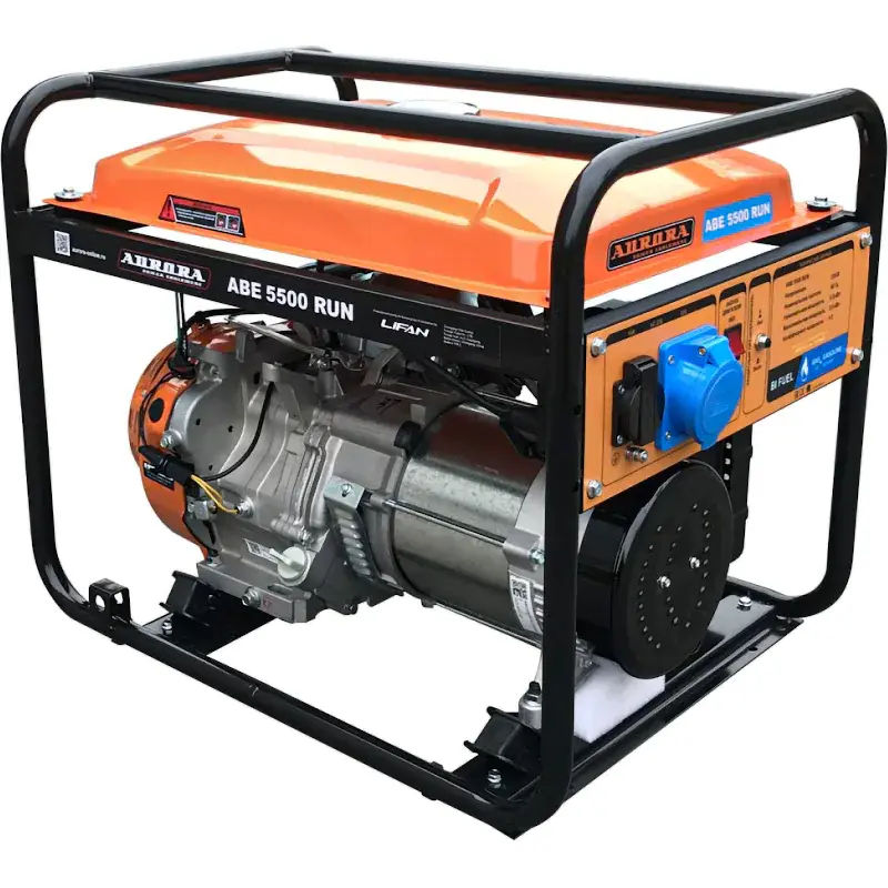 Aurora ABE 5500 RUN генератор гибридный (газ-бензин) с увеличенным баком 13 л, 2134116