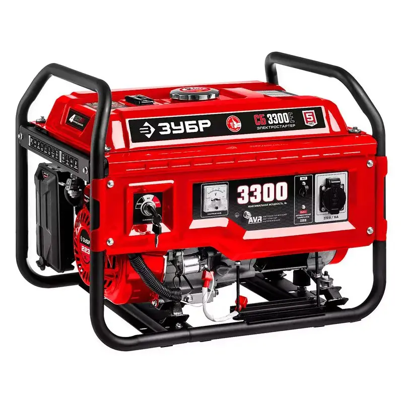 ЗУБР СБ-3300Е бензиновый генератор