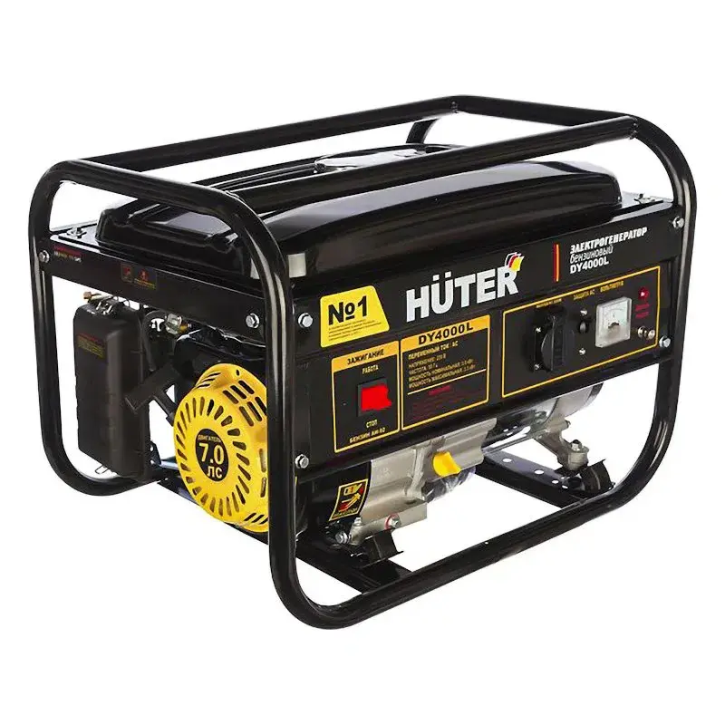 HUTER DY4000L бензиновый генератор 64/1/21