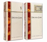 Сигареты - VIRGINIA SLIMS (с акцизом 1997 год). Made in USA. Редкие. 90е годы. Оригинал verified