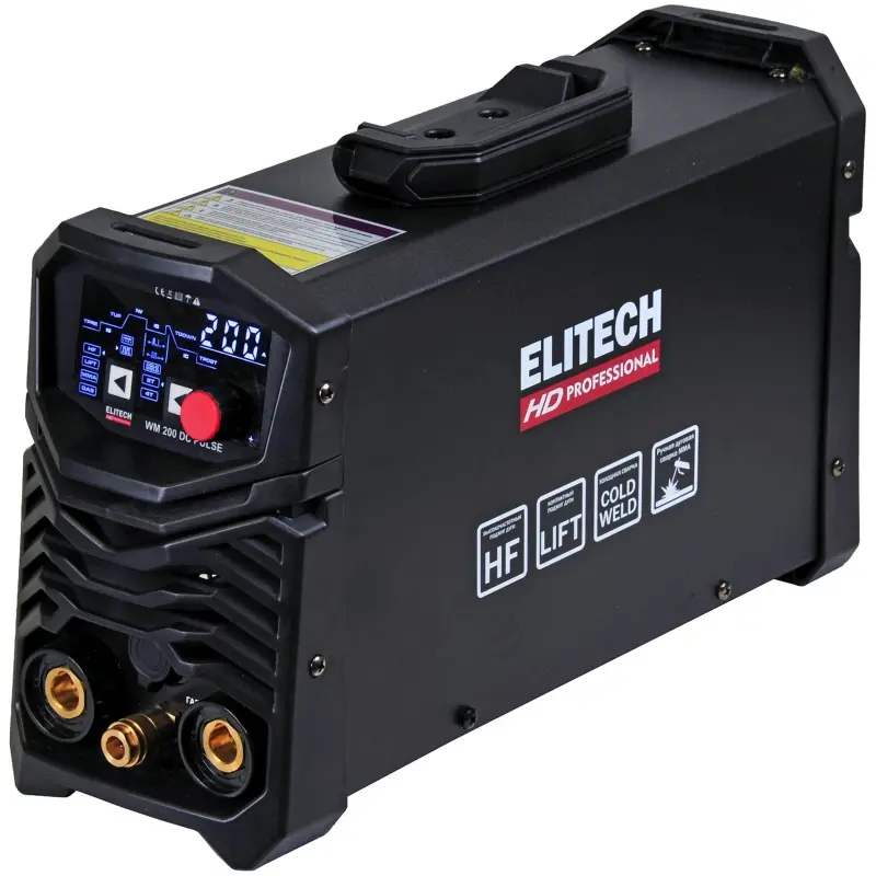 ELITECH WM 200 DC PULSE сварочный инвертор tig 204475