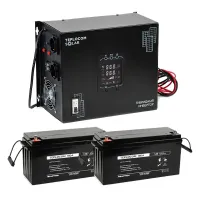 TEPLOCOM Solar 1500, 150Ач источник бесперебойного питания и 2 акб, 12382